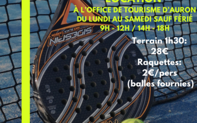Location Padel Auron