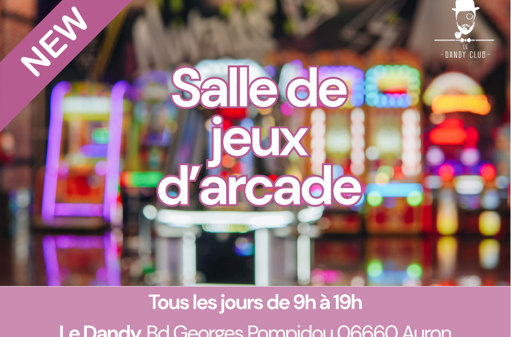 SALLE DE JEUX D’ARCADE